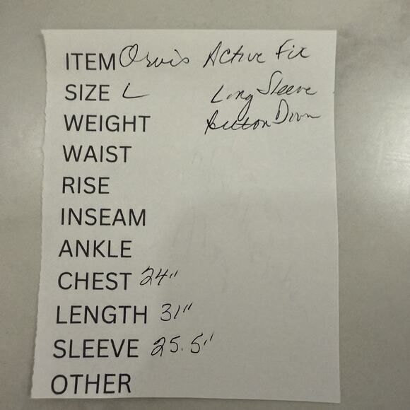 Orvis Active Fit Shirt Men’s L Blue Stripe Long Sleeve Button Down Performance - Picture 11 of 11